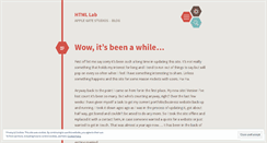 Desktop Screenshot of htmllab.wordpress.com
