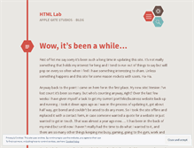 Tablet Screenshot of htmllab.wordpress.com