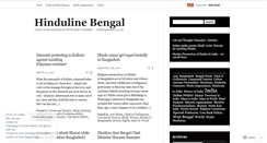 Desktop Screenshot of hindulinebengal.wordpress.com