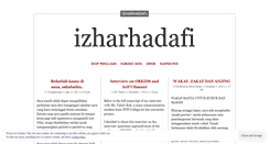 Desktop Screenshot of izharhadafi.wordpress.com