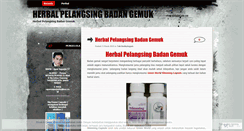 Desktop Screenshot of herbalpelangsingbadangemuk.wordpress.com