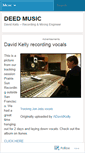 Mobile Screenshot of deedmusic.wordpress.com