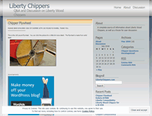 Tablet Screenshot of libertychipper.wordpress.com