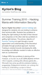 Mobile Screenshot of kyrion.wordpress.com