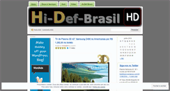 Desktop Screenshot of hidefbrasil.wordpress.com