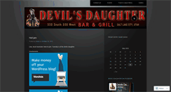 Desktop Screenshot of devilsdaughterslc.wordpress.com