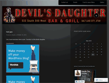 Tablet Screenshot of devilsdaughterslc.wordpress.com