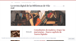 Desktop Screenshot of bibliotecavilareal.wordpress.com