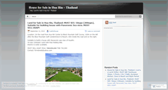 Desktop Screenshot of huahinhouse.wordpress.com