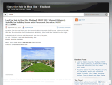 Tablet Screenshot of huahinhouse.wordpress.com