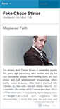 Mobile Screenshot of fakechozostatue.wordpress.com