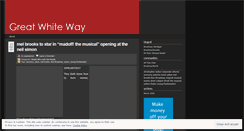 Desktop Screenshot of greatwhiteway.wordpress.com