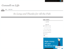 Tablet Screenshot of connellvslife.wordpress.com