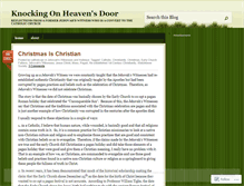 Tablet Screenshot of knockingonheavnsdoor.wordpress.com