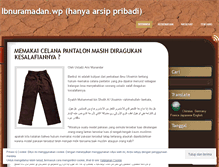 Tablet Screenshot of ibnuramadan.wordpress.com