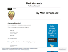 Tablet Screenshot of meripenopause.wordpress.com