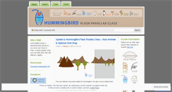 Desktop Screenshot of hummingbirdflash.wordpress.com