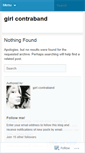 Mobile Screenshot of girlcontraband.wordpress.com