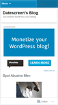 Mobile Screenshot of datescreen.wordpress.com