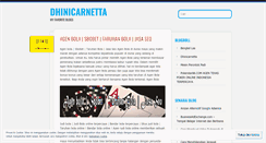 Desktop Screenshot of dhinicarnetta.wordpress.com