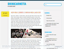 Tablet Screenshot of dhinicarnetta.wordpress.com