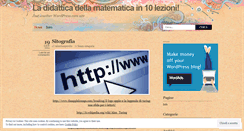 Desktop Screenshot of didatticamate.wordpress.com