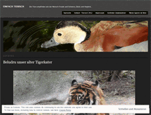 Tablet Screenshot of einfachtierisch.wordpress.com