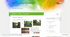 Desktop Screenshot of meditationsculptures.wordpress.com