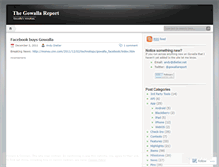 Tablet Screenshot of gowallareport.wordpress.com
