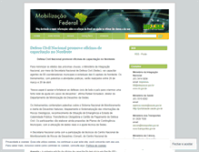 Tablet Screenshot of mobilizacaofederal.wordpress.com