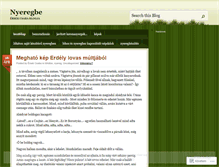 Tablet Screenshot of nyeregbe.wordpress.com