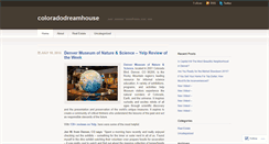 Desktop Screenshot of coloradodreamhouse.wordpress.com