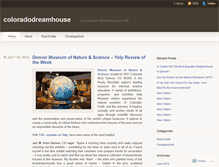 Tablet Screenshot of coloradodreamhouse.wordpress.com