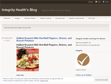 Tablet Screenshot of integrityhealth.wordpress.com
