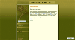 Desktop Screenshot of ahirzaman.wordpress.com