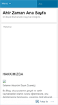 Mobile Screenshot of ahirzaman.wordpress.com