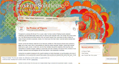 Desktop Screenshot of foxfiresolutions.wordpress.com