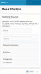 Mobile Screenshot of chicleterosa.wordpress.com
