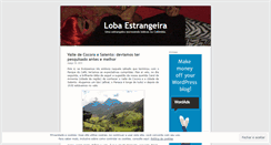 Desktop Screenshot of lobaestrangeira.wordpress.com