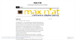 Desktop Screenshot of maxnat.wordpress.com