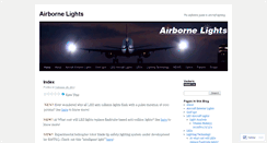 Desktop Screenshot of airbornelights.wordpress.com