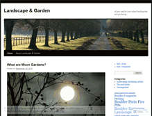 Tablet Screenshot of landscapeandgarden.wordpress.com