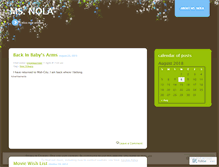 Tablet Screenshot of msnola.wordpress.com
