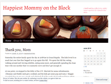 Tablet Screenshot of happiestmommies.wordpress.com