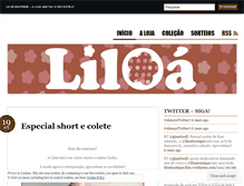 Tablet Screenshot of liloaboutique.wordpress.com