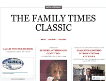 Tablet Screenshot of familytimesclassic.wordpress.com