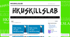 Desktop Screenshot of hkuskillslab.wordpress.com