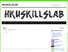 Tablet Screenshot of hkuskillslab.wordpress.com