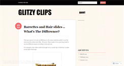 Desktop Screenshot of glitzyclips.wordpress.com