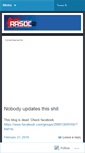 Mobile Screenshot of aasoc.wordpress.com